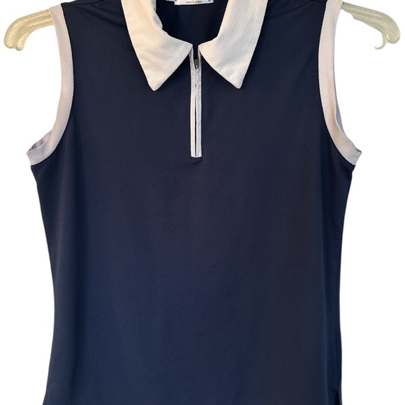 Pinspark Sleeveless Golf Polo Shirts - Picture 2 of 4